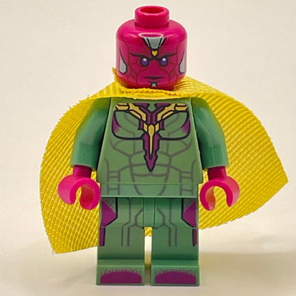 LEGO Vision - Yellow Spot on Forehead, Super Heroes, Minifigure (sh0303)