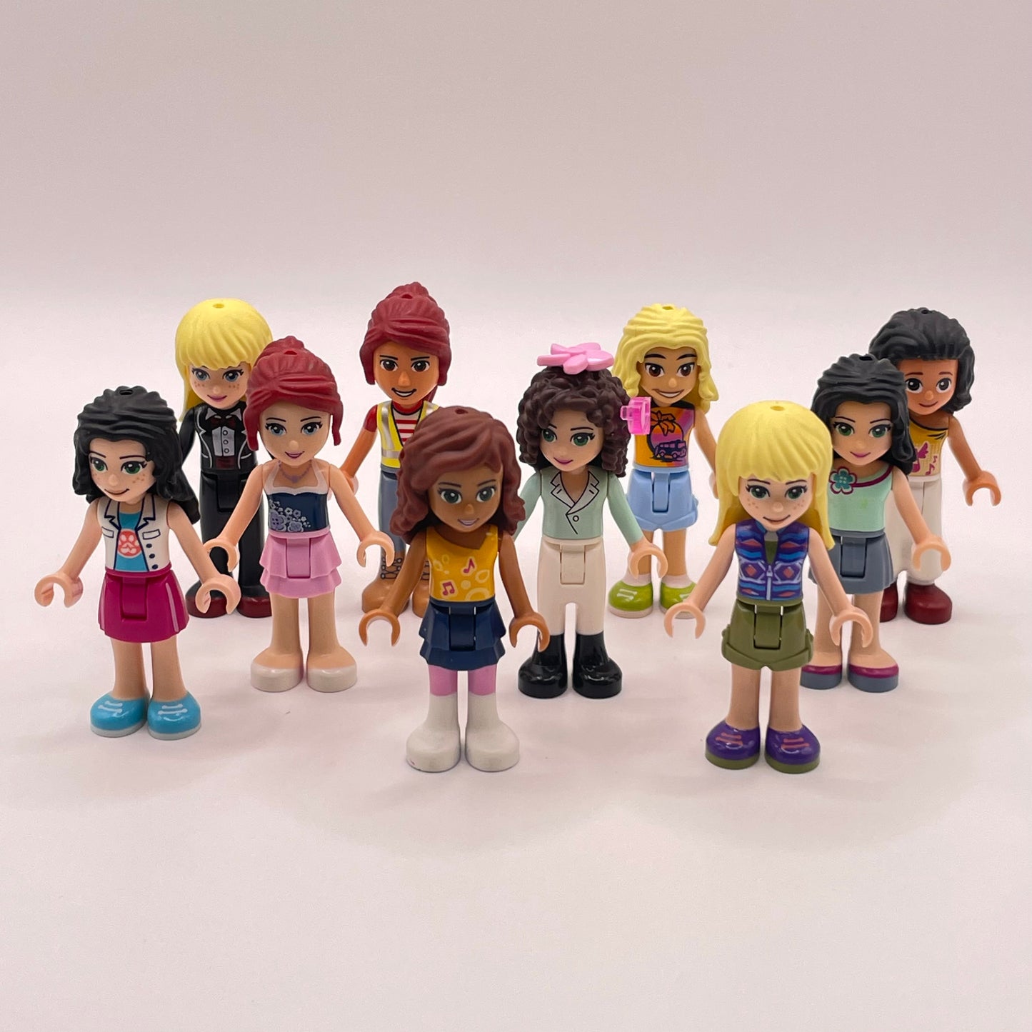 LEGO Friends, Minidolls, Minifigures, Set of 10