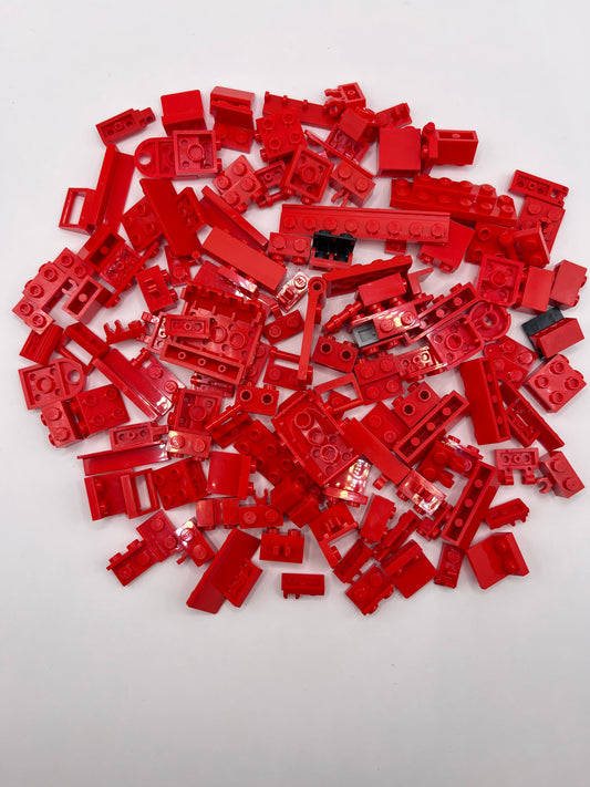 LEGO  Mixed SNOT, Red, Approx. 100g