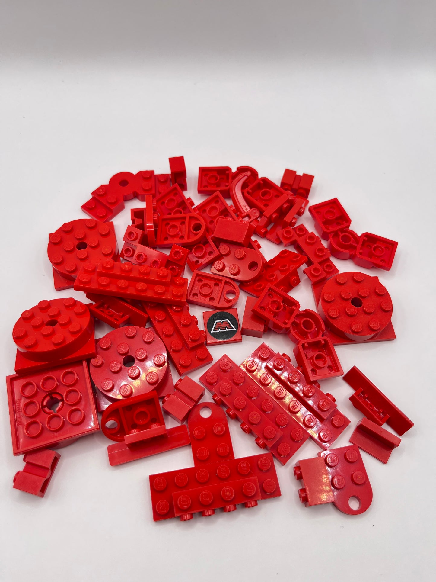 LEGO  Vehicle With Turn Tables, Red, Approx. 70g