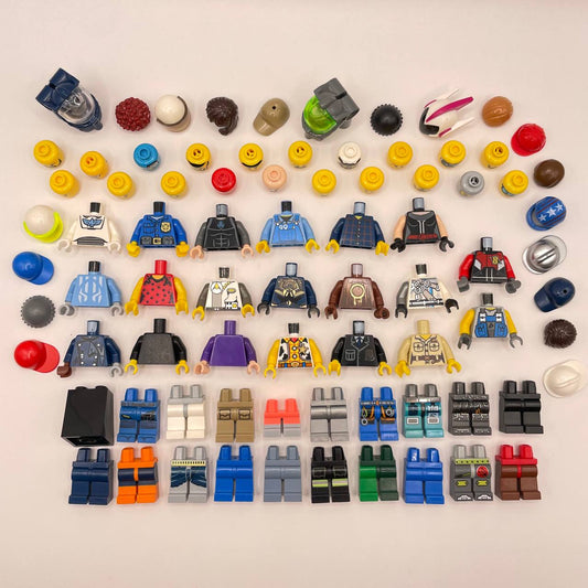 LEGO Build a Minifigure, Mix and Match City Figures, Set of 20