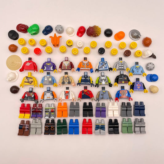 LEGO Build a Minifigure, Mix and Match City Figures, Set of 20