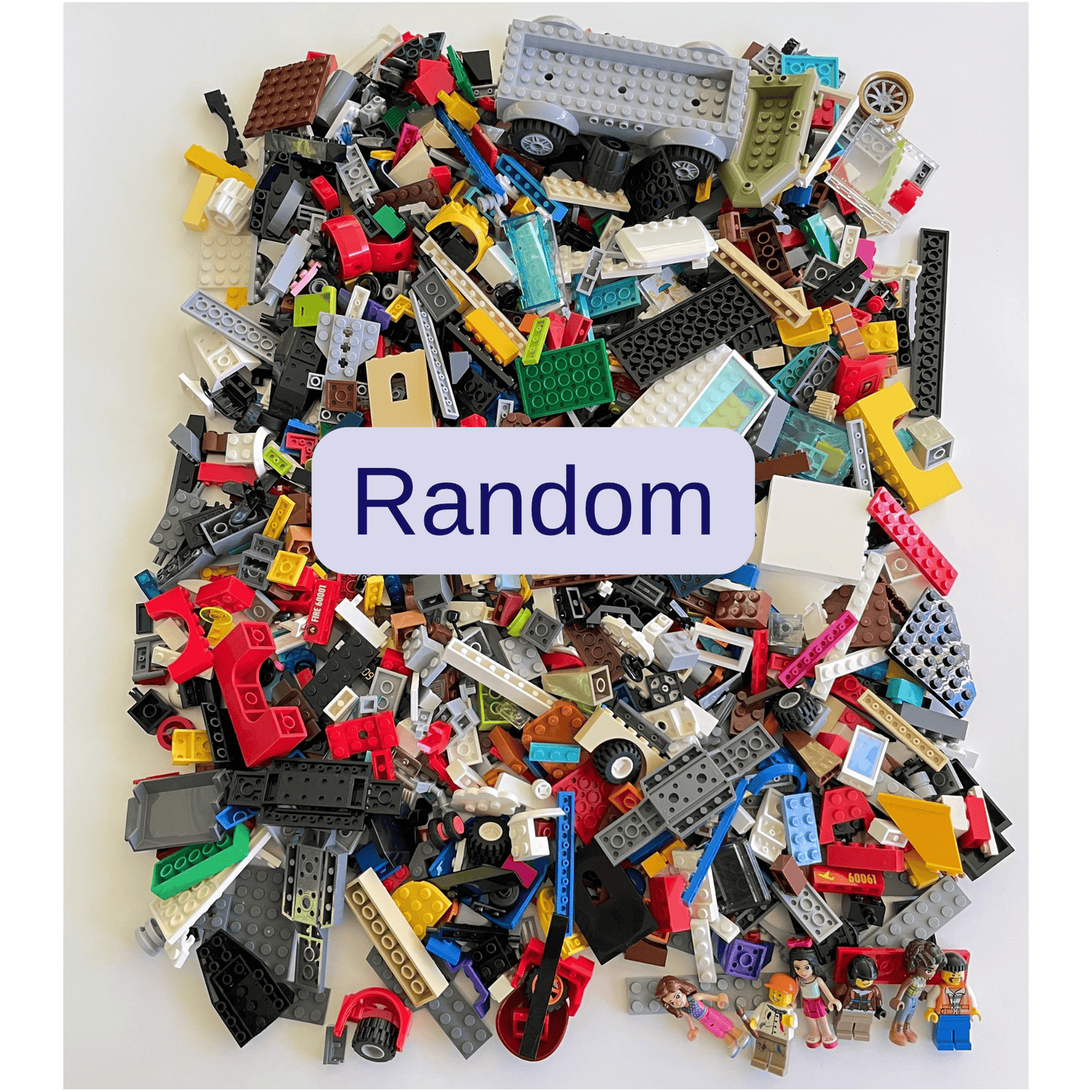 LEGO Random, Deluxe Fun Pack, Mixed Bag, Approx. 1.5kg includes 6 Minifigures/Minidolls