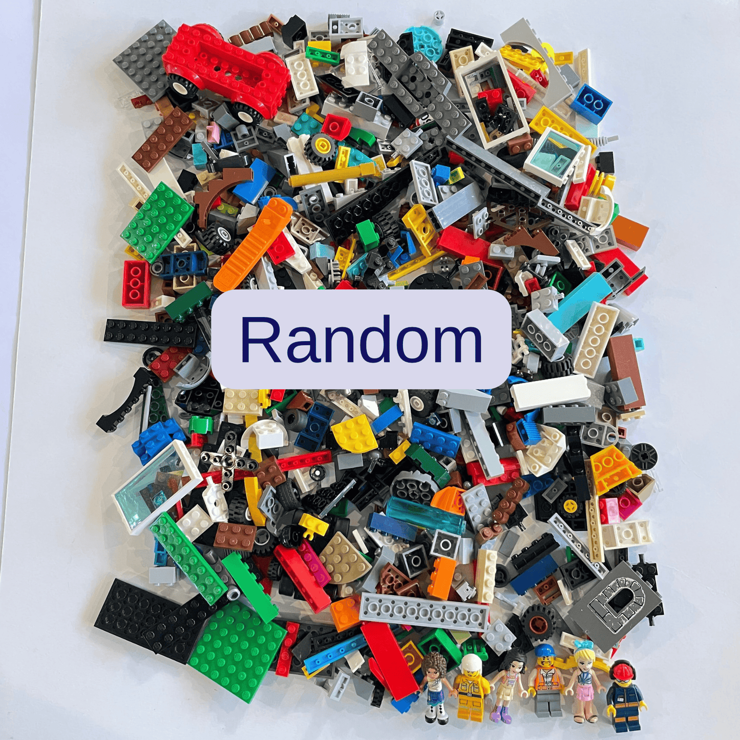 LEGO Random, Fun Pack, Mixed Bag, Approx. 750g includes 6 Minifigures/Minidolls