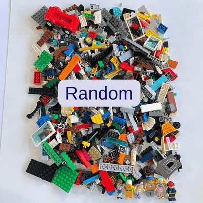 LEGO Random, Fun Pack, Mixed Bag, Approx. 750g includes 6 Minifigures/Minidolls
