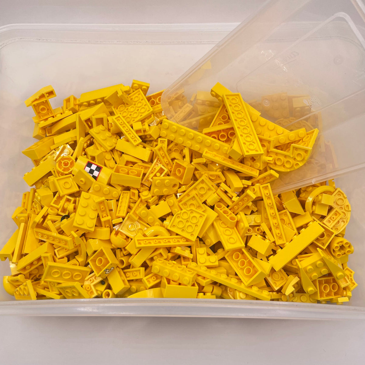 LEGO Random Selection, Yellow, Mixed Bricks, Bulk, Approx. 500g