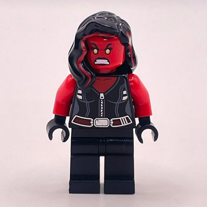 LEGO Red She-Hulk Super Heroes, Minifigures, (sh0372) marked