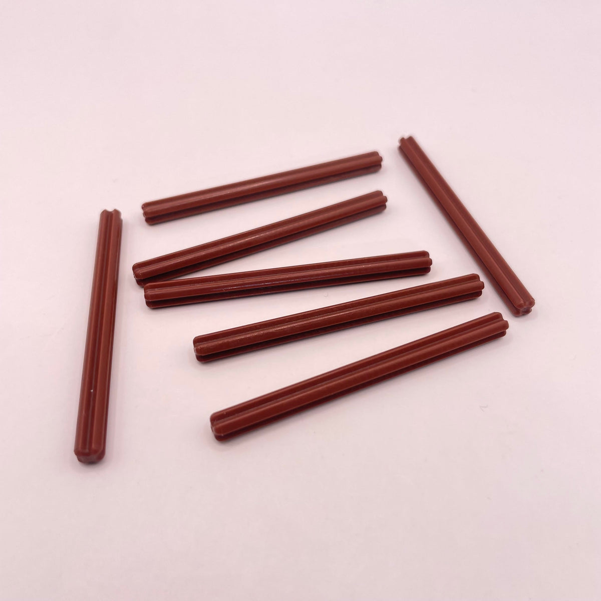 LEGO  Axles, Reddish Brown, 7 Pieces