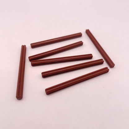 LEGO  Axles, Reddish Brown, 7 Pieces