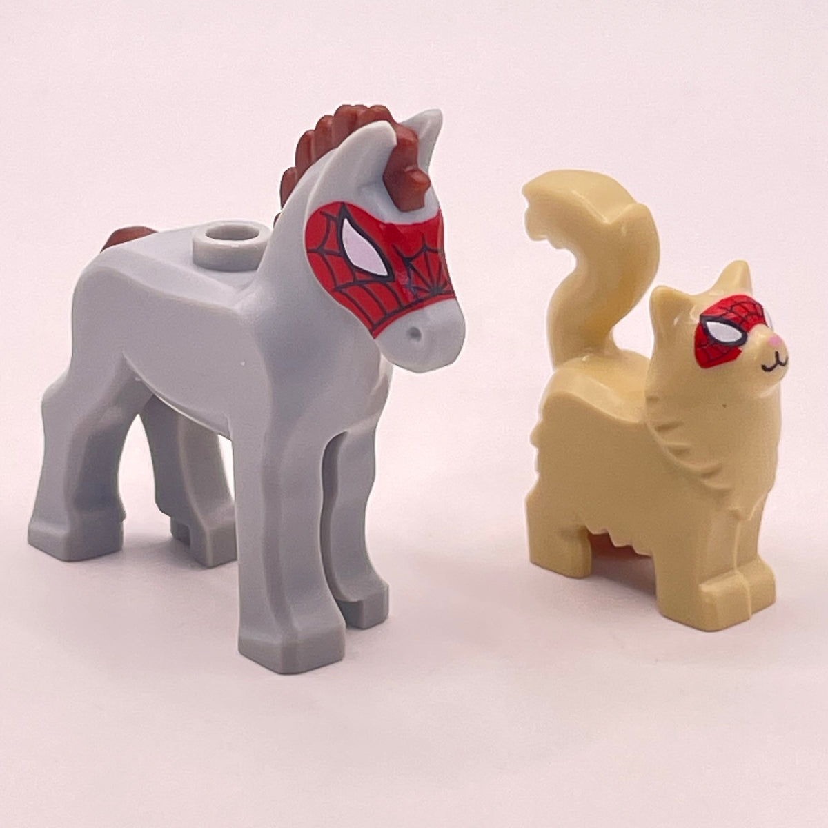 LEGO Spider-Cat Spider Horse, Super Heroes, Minifigures, (2 pack)
