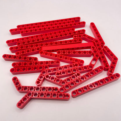 LEGO Technic Liftarms, Red, Approx. 60g