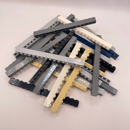 LEGO Technic Bricks, 1x16, Mixed Colours, 25 Pieces
