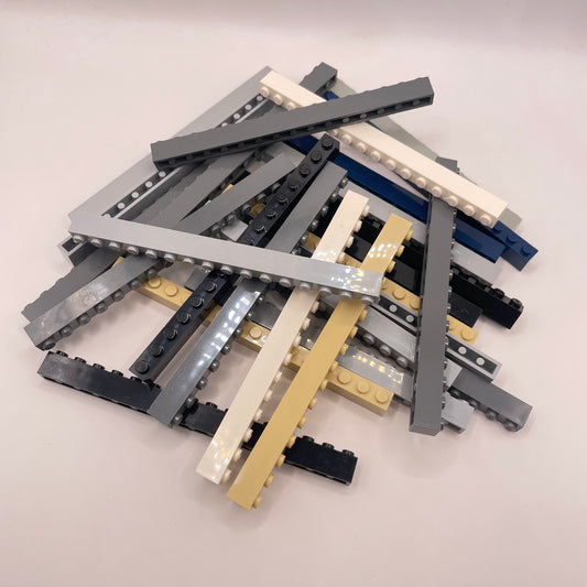 LEGO Technic Bricks, 1x16, Mixed Colours, 25 Pieces
