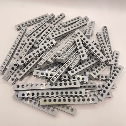LEGO Technic Bricks, Light Bluish Grey, Approx. 200g