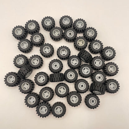 LEGO  Wheels and Tires, 11mm x 12mm, 40 Pieces