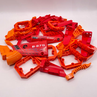 LEGO Technic, Vehicle, Red, Orange, Approx. 130g