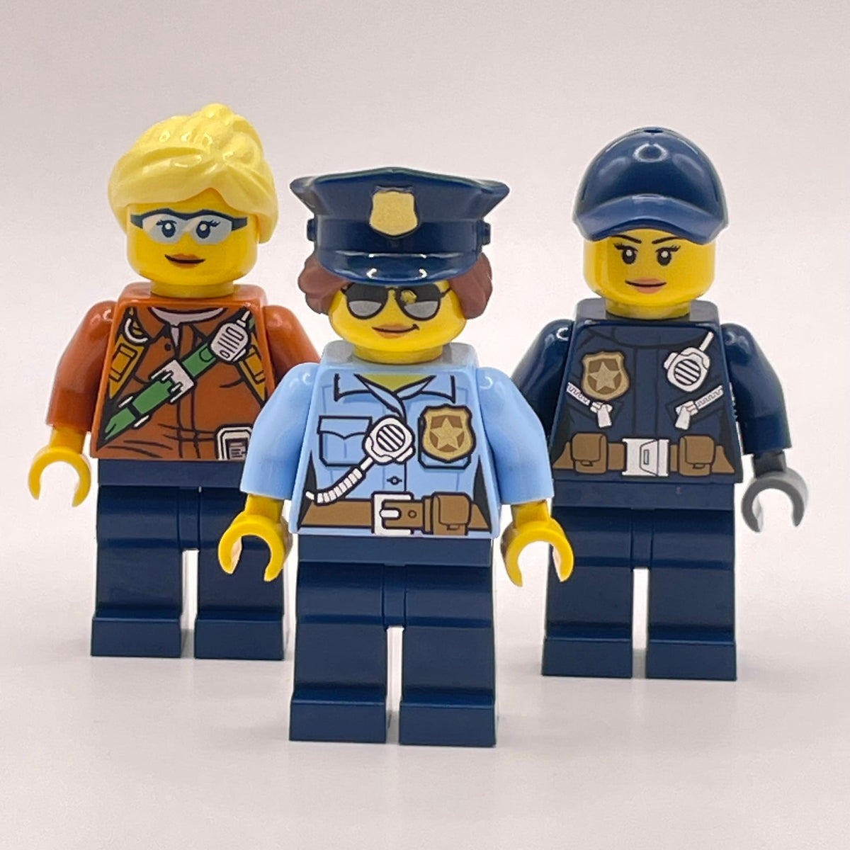 LEGO Lady Police, City, Minifigures, Set of 3